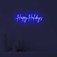 Happy Holidays LED illuminated sign