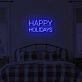 Happy Holidays LED illuminated sign