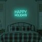Happy Holidays LED illuminated sign
