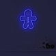 Gingerbread Man LED Neon Sign