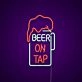 Beer On Tap Neon Sign