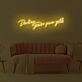 Darling You're Pure Gold LED Neon Sign
