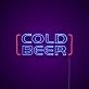 Cold Beer Neon Sign