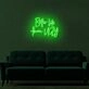 Better Late Than Ugly LED Sign