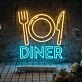 Food Icon Neon Sign