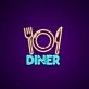 Food Icon Neon Sign