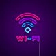 Free Wifi Neon Sign