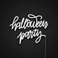 Halloween Party Neon Sign