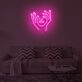 LEAN ON ME" LED Neon Sign
