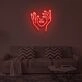 LEAN ON ME" LED Neon Sign