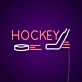 Hockey Neon Sign