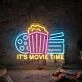 Its Movie Time Neon Sign