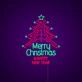 Merry Christmas And Happy New Year Neon Sign