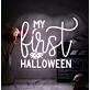 My First Halloween Neon Sign