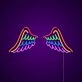Pride Wings Neon Sign