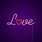 Red Love Neon Sign