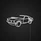 Retro Racing Car Neon Sign