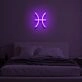 PISCES" LED neon sign