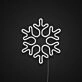 Snowflake Neon Sign