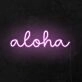 Aloha Neon Sign