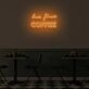 BUT FIRST COFFEE" LED Neon Sign