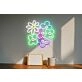 Daisy and Flowers Neon Sign
