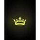 Golden Crown Neon Sign