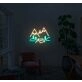 Mountain Camping Neon Sign