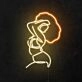 Pose Woman Neon Sign