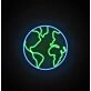 The Planet Earth Neon Sign