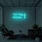 TO THE MOON" LED Neon Sign
