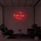 TO THE MOON V2" LED Neon Sign