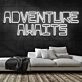 Adventure Awaits Neon Sign