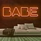 BABE Neon Sign