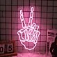 Bone Hand Neon Sign
