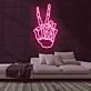 Bone Hand Neon Sign