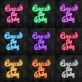 Break the Rules Neon Sign