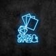 Cards and Games Neon Sign
