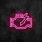 Check Engine Neon Sign