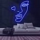 Cheeky Heart Neon Sign
