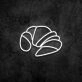 Croissant Neon Sign