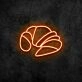 Croissant Neon Sign