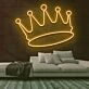 Crowned King Neon Sign
