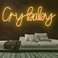 Cry Baby Neon Sign