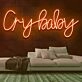 Cry Baby Neon Sign