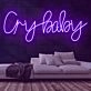 Cry Baby Neon Sign