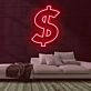 Dollar Sign Neon Sign