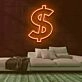 Dollar Sign Neon Sign