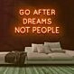 Dreams Not People Neon Sign