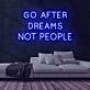Dreams Not People Neon Sign